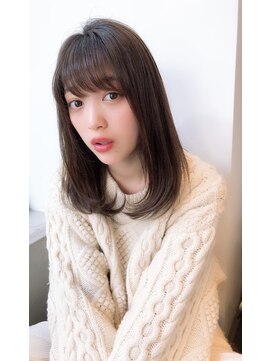 ロンドフルール 大宮東口(Lond fleur) 【Lond fleur 山本翔一郎】フォギーアッシュのワンカールヘア