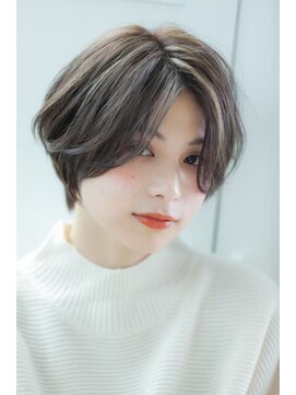 ワンズ 竜王店(ONE'S) ハンサムショート×ハイライト