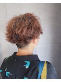 刈り上げマッシュパーマ