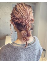 網おろしヘアアレンジ