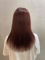 ヘアアンドメイク 心座(hair&make)&nbsp;愛され暖色ピンク系カラー
