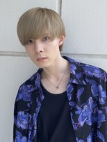 韓国アッシュミルクティーベージュナチュラルマッシュ