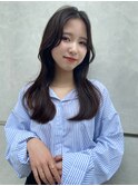 小顔ヘア　韓国　艶カラー　顔まわり　haruhi【浦和/大宮】