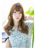 レイヤーたっぷりのロング