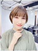 ☆大人前髪２０代３０代４０代マッシュショート顔回りカット