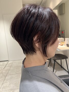 ナイン バイ アソビ 銀座(Nyne by asobi) 30代40代50代◎絶壁解消/白髪ぼかし/大人ショートボブ【Nyne】