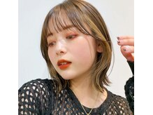 レイヤーカット×インナーカラー*[渋谷駅/顔周りカット/前髪カット]