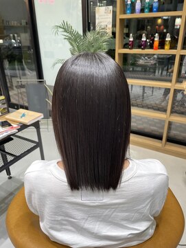 フォルテ 掛川店 【FORTE掛川】髪質改善プラチナTR×地毛風透明感カラー