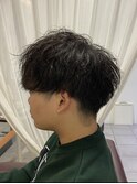 ツイストスパイラルパーマ　マッシュ