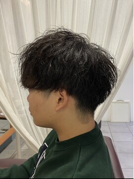 メンズ アイニティ(Men's Inity) ツイストスパイラルパーマ マッシュ