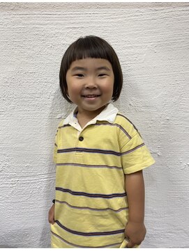 シェル 立川(shell) 前髪オン眉ボブ