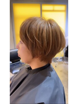 プラグ ヘアーデザイン 大名店(PLUG hair design) ショートボブ/ショートヘア/脱白髪染め/白髪ぼかし/髪質改善