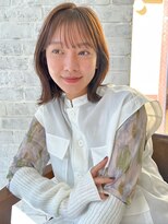 ガーデン タチカワ(garden tachikawa)&nbsp;フェイスレイヤー/小顔カット/寒色系カラー/グレージュ