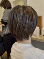 コノアラボ 守谷店(Conoah labo) くびれヘア/アプリコットオレンジ/ハイライトカラー/守谷/白髪