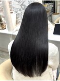 [elle by lond]栗原　瑠世　黒髪カタログ　小顔に見せるヘア