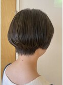 30代40代大人かっこいいグレージュハイライト×ショート