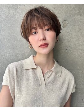 ロンド 銀座(Lond) ☆【春日】ミニウルフレイヤーカット顔周り韓国ショートボブ14