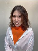 etele 植手莉菜が叶える ''白シャツ×春カラー''