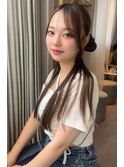 (licca内堀)くるみちゃんヘア×ストレート×前髪