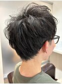 メンズカット/パーマ風/束感/刈上げ