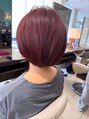 アース 花巻店(HAIR&MAKE EARTH) ブリーチ無し！red color！綺麗に仕上がりますよ！！
