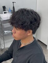 フィフス 渋谷(fifth)&nbsp;渋谷波巻きスパイラルメンズボブウルフシャドウフェザーパーマ