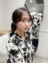 ラクシア(LucxiA)&nbsp;韓国ヘア/レイヤーカット/顔まわりカット/Instagram @ken__gucci