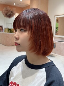 トリコ アヴェダ ららテラス北綾瀬(tricot AVEDA) レイヤーボブ/顔まわりレイヤー/ショート/北綾瀬