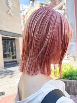 デコラ DECOR 透明感ピンクベージュ切りっぱなし