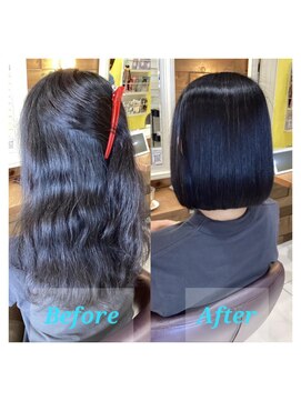 ラック 辻堂(LUCK) イメチェン　縮毛矯正