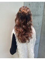 ロンドブルーム 天神大名店(Lond Bloom)&nbsp;暗めカラー/ブリーチなしカラー/ヘアアレンジ/福岡/天神/20代