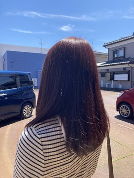 フィッツヘアー 新発田店(Fits Hair) ピンクブラウン