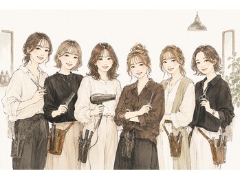 ソワン ド ブランシュ ライフ 八戸ノ里店(Soin de Blanche LIFE)の写真/髪に悩む大人女性は”Soin de Blanche"にお任せ♪丁寧なカウンセリングで女性目線の提案致します♪