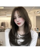 ノイズオオサカ 梅田店(NOISM OSAKA) 20代30代40代レイヤーカットショートヘアタッセルボブ、韓国