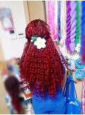 【カジュアルアレンジ 】仙台エクステ スパイラル ヘアアレンジ