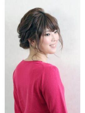 ディセンタージュ ヘアーメイク(DECENTAGE hair make) ボブでもOK!ねじりゆるアップ