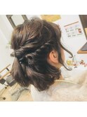 こなれ感を出した簡単アレンジスタイル♪