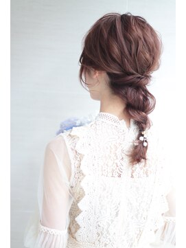 オーロ(ORO) 夏の編みおろしポニー☆ドレスヘア