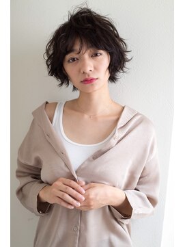 ロンドプランタン 恵比寿(Lond Printemps) 【Lond printemps水野】くせ毛風無造作ショートヘア