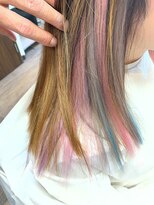 エイチアンドケー(H&K)&nbsp;シールエクステ 、インナーカラー    髪質改善