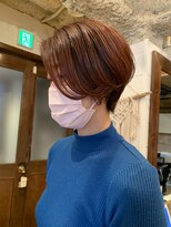 ラレイ(Lalei) *大人かわいいレッドカラー×くびれショート 表参道