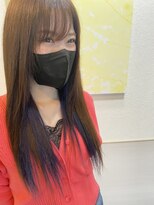 ヘアーサロン ウィッシュ(hair salon Wish)&nbsp;ピアスカラーブルー