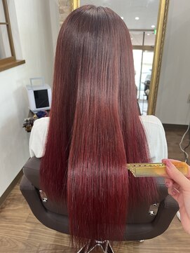 サイン(Sign) #カシスレッド　#グラデーションカラー