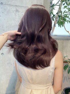 サイン 渋谷(SIGN) レイヤーカットイヤリングカラーインナーカラーケアブリーチ