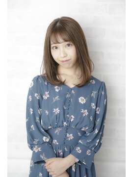 アフロディーテ 銀座(APHRODITE GINZA) 黒髪/グレーベージュ/レイヤーロング/前髪パーマ/銀座