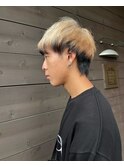 ハイトーンのメリハリカラー/かっこいい/20代30代40代