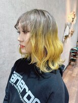 ヘアーワークス ボナ ウニクス店(HAIR WORKS bona)&nbsp;髪質改善ケアデザインカラー 大胆カラー 外国人風 ハイライト#13