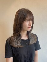 トワ(toi)&nbsp;アッシュベージュ/イヤリングカラー/インナーカラー/横浜/横浜駅