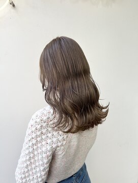 アジールヘア 北千住駅西口店(agir hair) ミルクティーカラー　ベージュカラー　ミルクティーベージュ