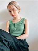 mowen 南堀江　ハイトーンショート　ハンサムショート